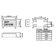 愛(ài)普生晶振,SG-3031CM晶振,四腳貼片晶振