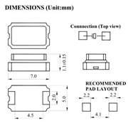 QVS晶振,QCM55晶振,QCM55-21AF18-20.000晶振
