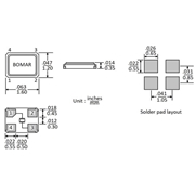 Bomar晶振,BC63晶振,BC63EFD120-30.000000晶振